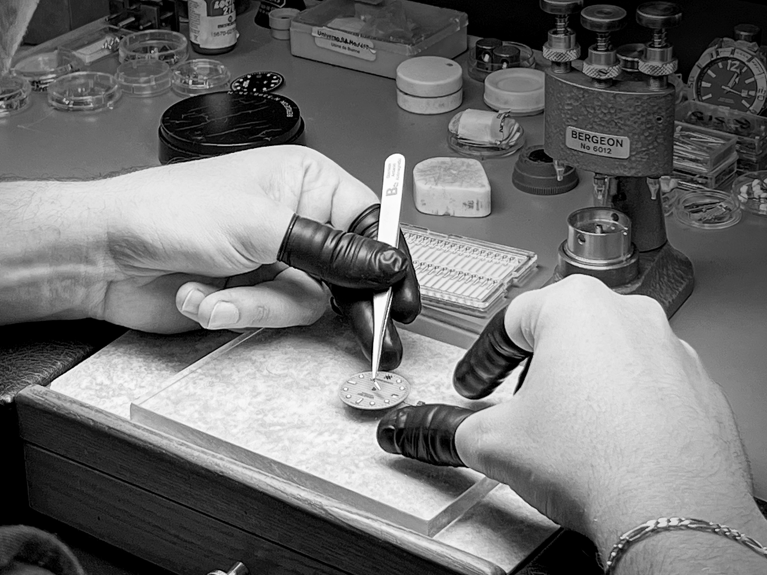 Pierre Moreau Zusammenbau der Uhr in der Schweiz