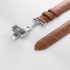 Echtläder Auerband am Kroko‑Styl Brong